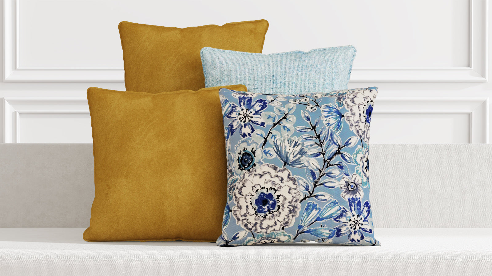KKL Coastal Breeze Throw Pillows
