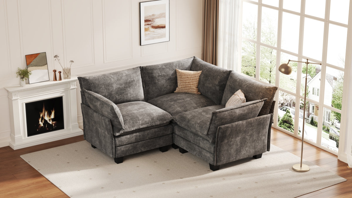 LITTLE PANDA 3 Seats V Shape Modular Sofa