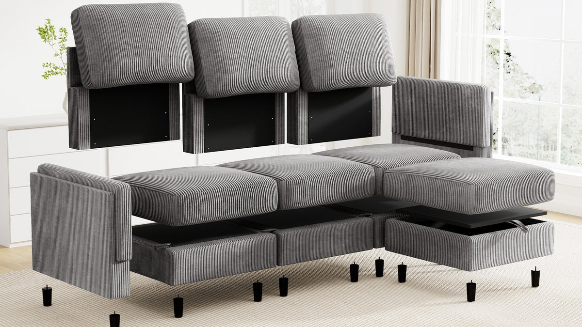GANDALF 3 Seats Modular Sofa