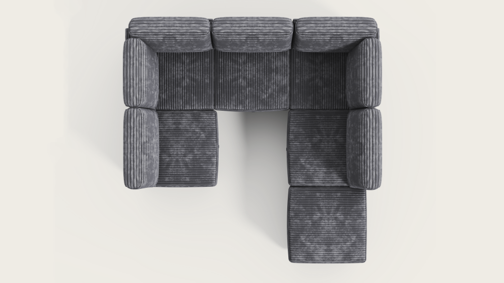LITTLE HAWAII 4 Seats L Shape Modular Sofa