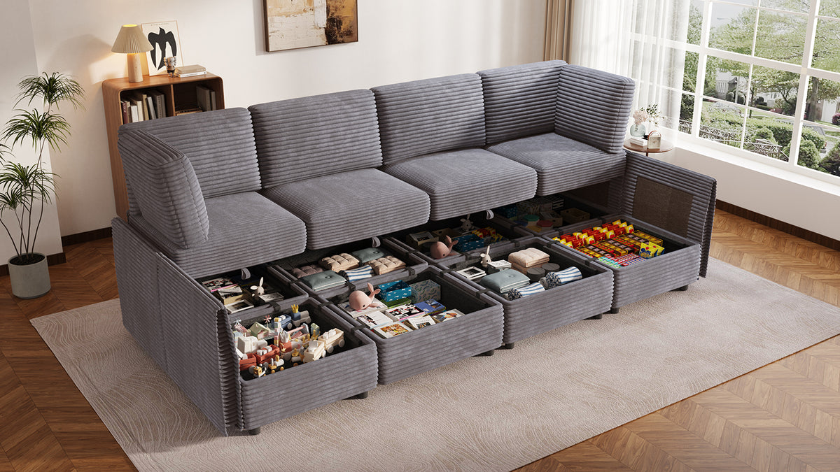 LITTLE HAWAII 4 Seats L Shape Modular Sofa