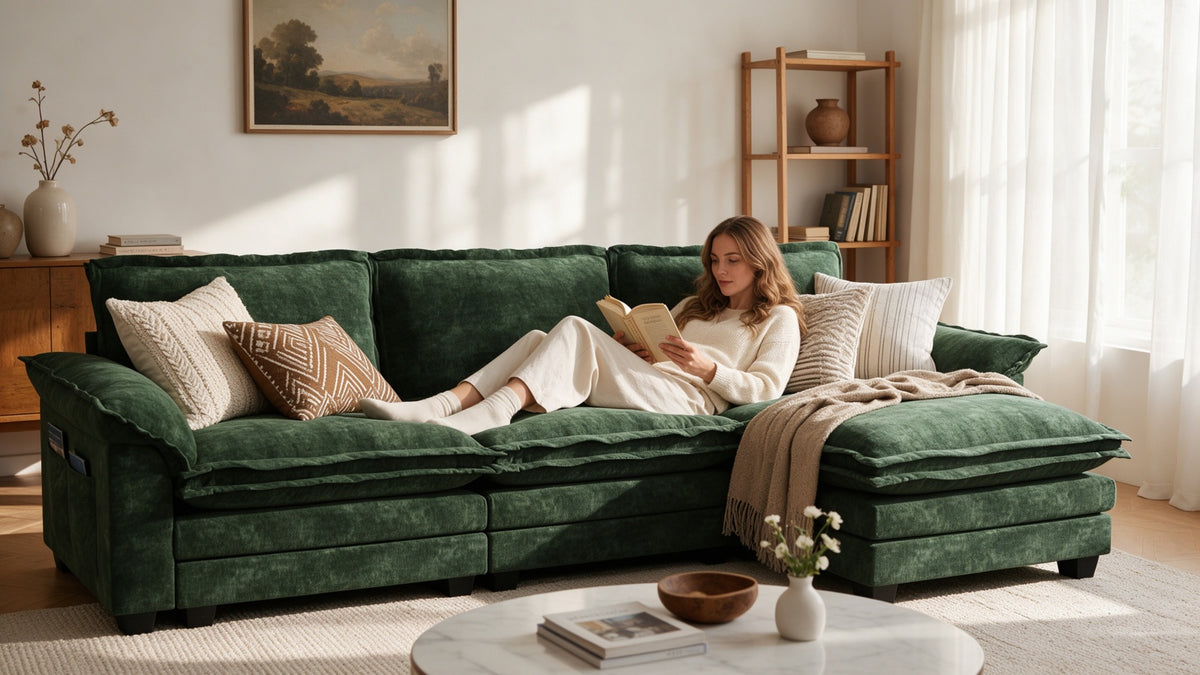 PANDA 6 Seats U Shape Modular Sofa