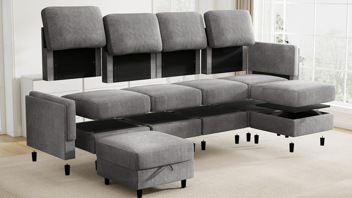 GANDALF 3 Seats Modular Sofa