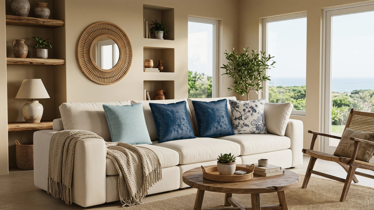 KKL Soft Harbor Throw Pillows