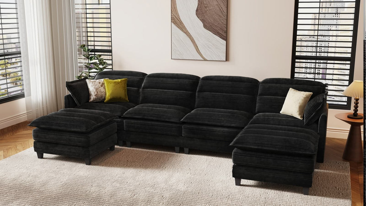 ALEX 6 Seats U Shape Modular Sofa