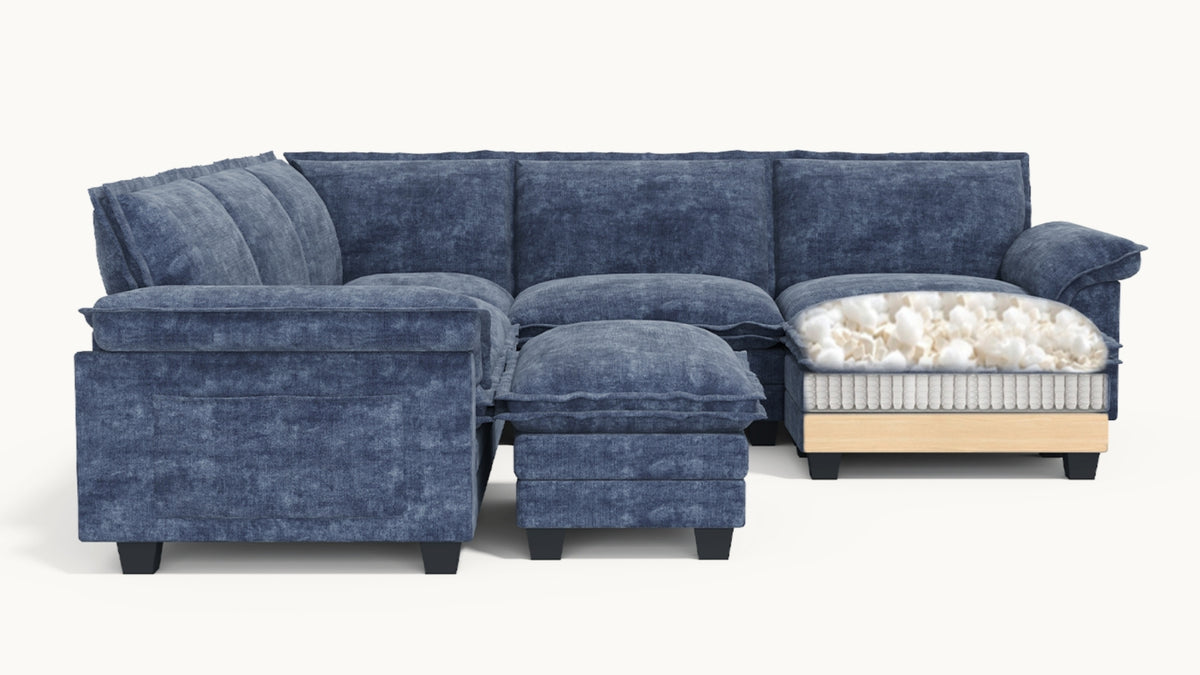 PANDA 6 Seats U Shape Modular Sofa