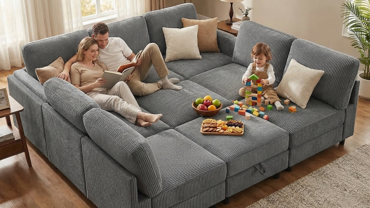 GANDALF 3 Seats Modular Sofa