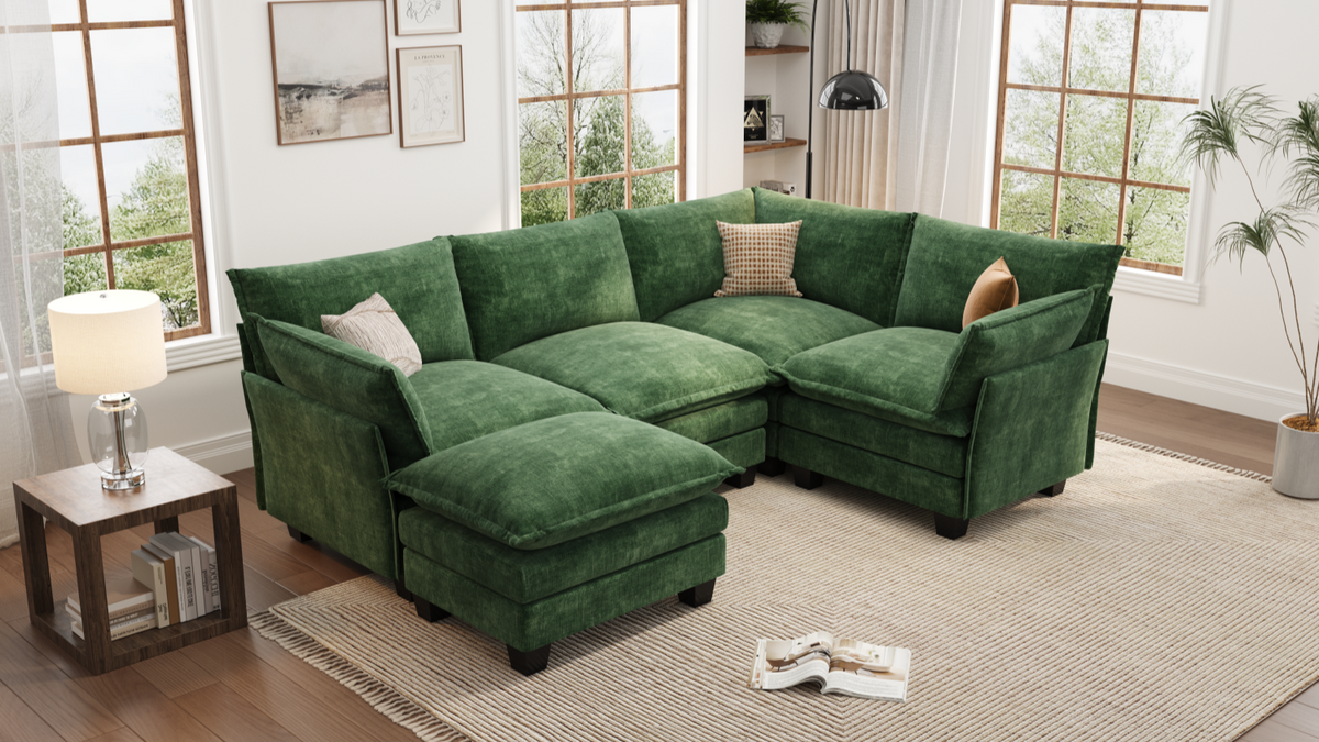 LITTLE PANDA 3 Seats V Shape Modular Sofa