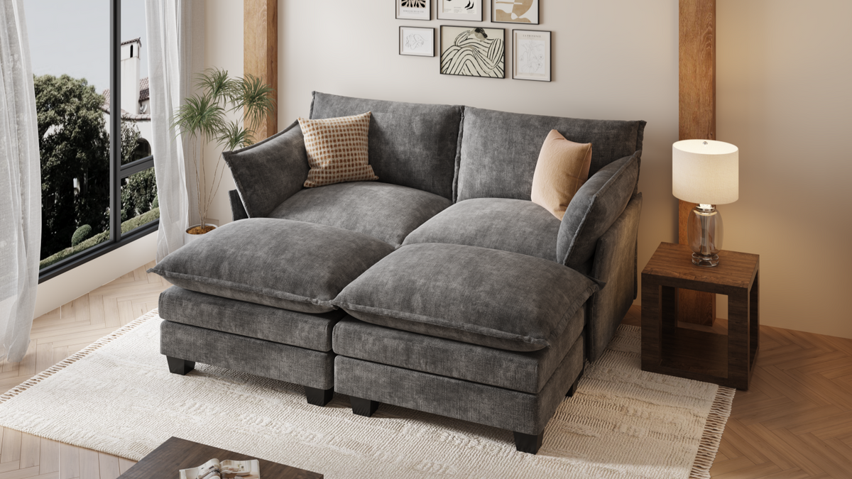 LITTLE PANDA 3 Seats V Shape Modular Sofa