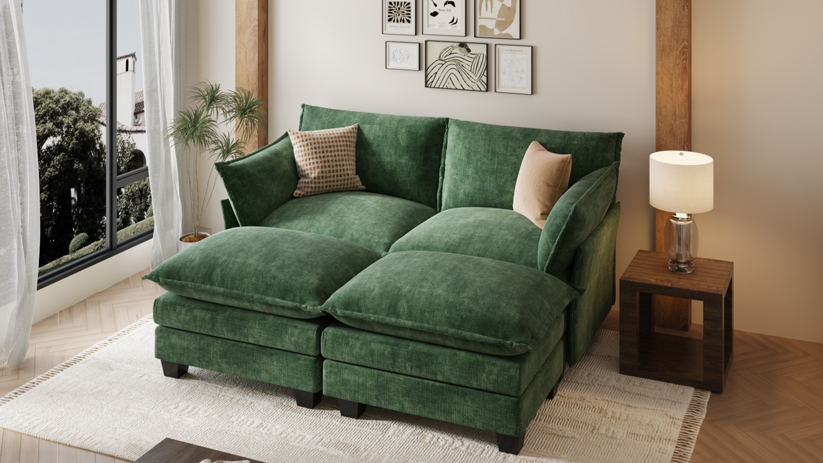 LITTLE PANDA 3 Seats V Shape Modular Sofa