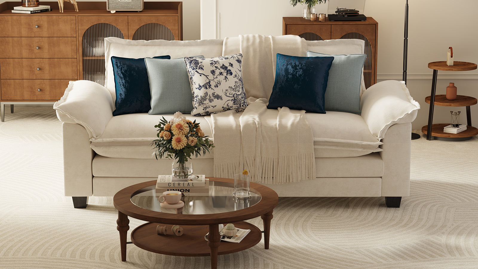 KKL Soft Harbor Throw Pillows