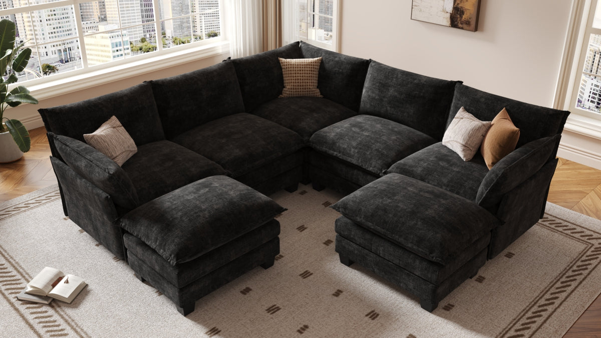 LITTLE PANDA 3 Seats V Shape Modular Sofa
