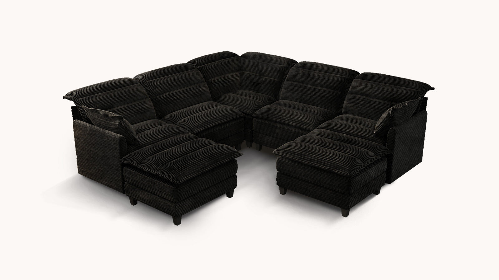 ALEX 7 Seats V Shape Modular Sofa