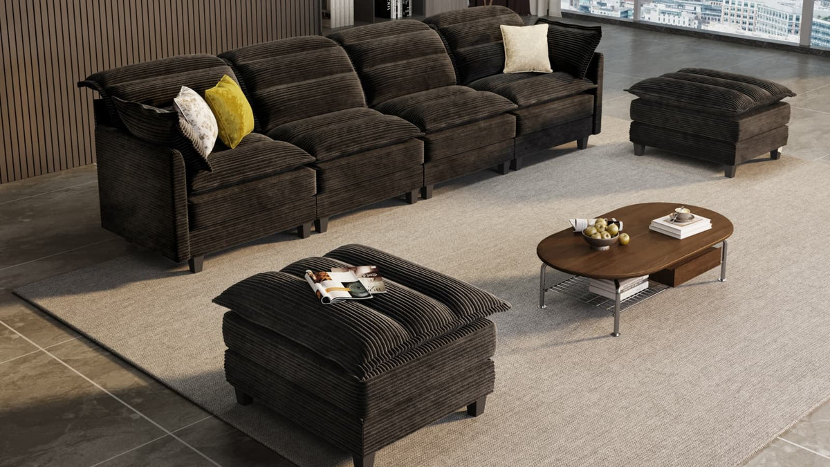 ALEX 6 Seats U Shape Modular Sofa