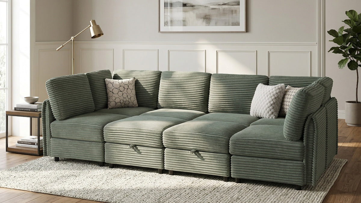 LITTLE HAWAII 4 Seats L Shape Modular Sofa