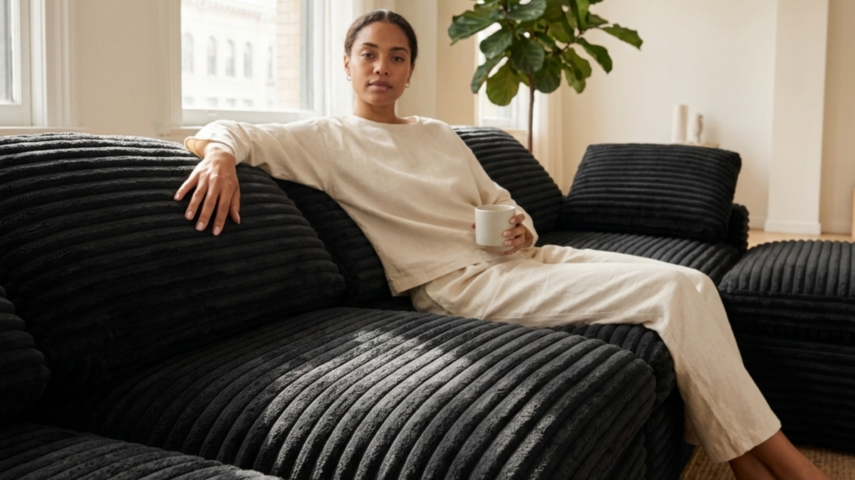 CLOUD 6 Seats U Shape Modular Compressed Sofa