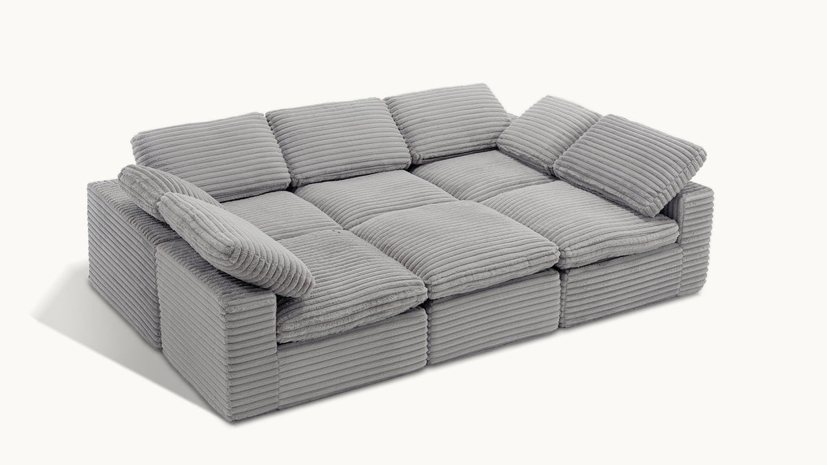 CLOUD 6 Seats U Shape Modular Compressed Sofa