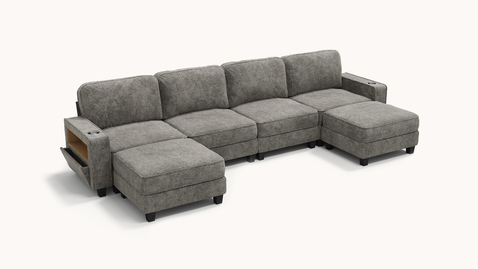 EMMA 6 Seats U Shape Modular Sofa