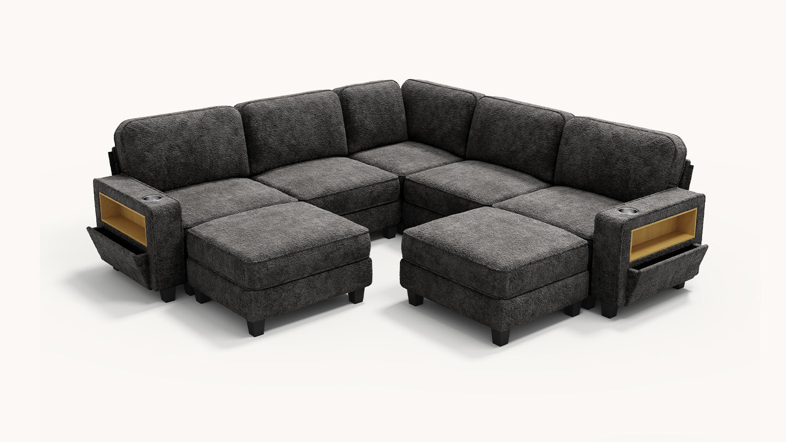 EMMA 7 Seats V Shape Modular Sofa