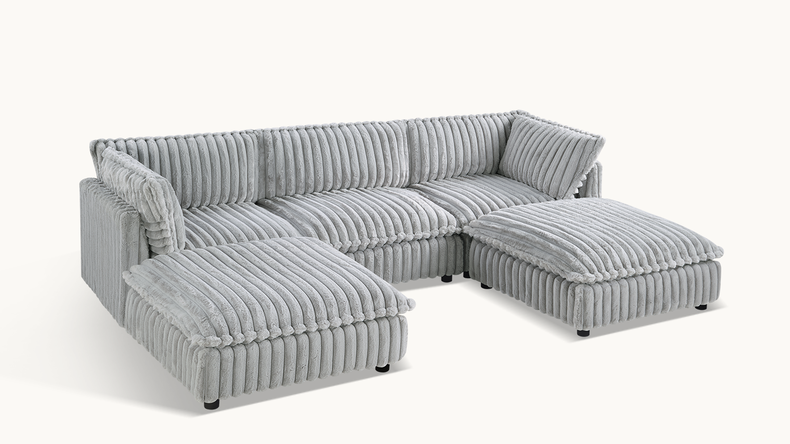HAWAII PRO 5 Seats U Shape Modular Sofa