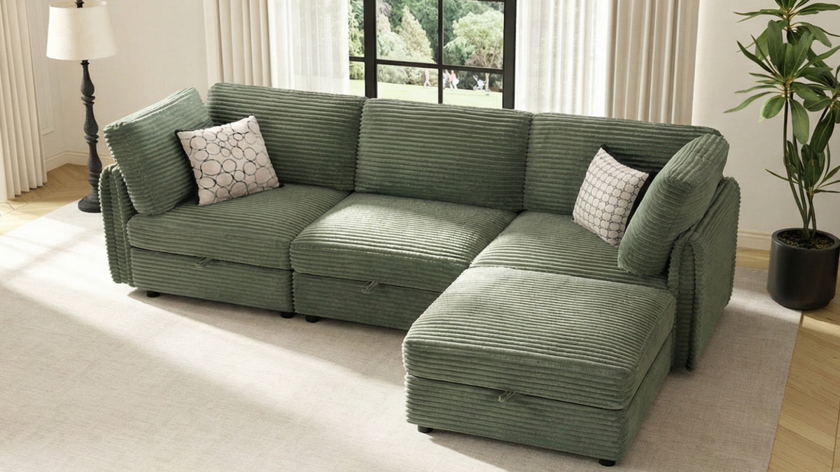 LITTLE HAWAII 4 Seats L Shape Modular Sofa