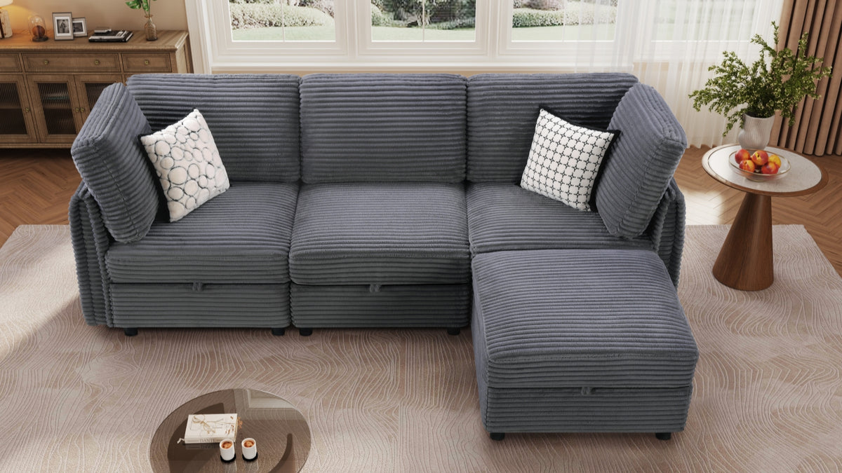 LITTLE HAWAII 4 Seats L Shape Modular Sofa