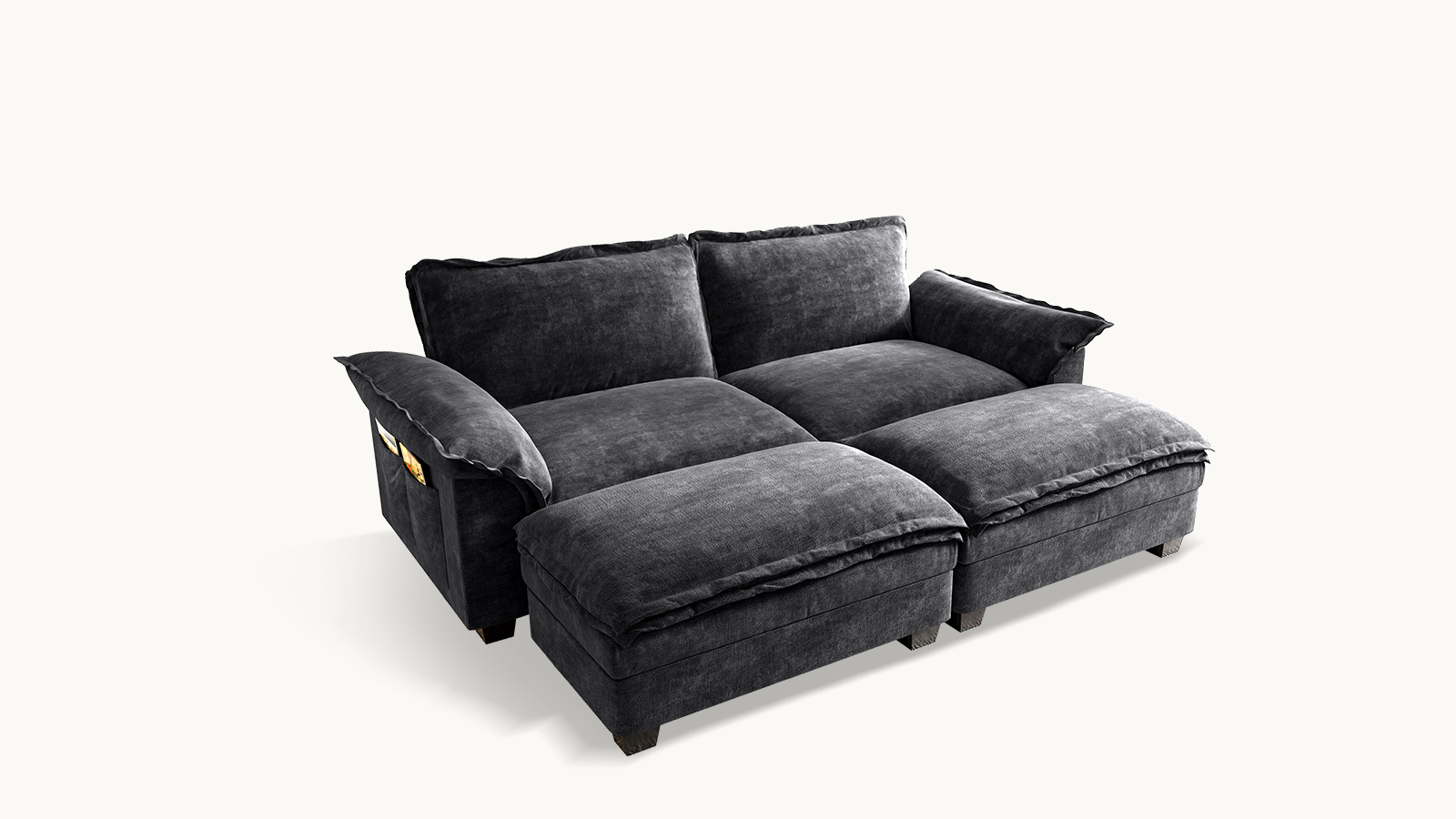 PANDA 4 Seats Sofa Bed Modular Sofa