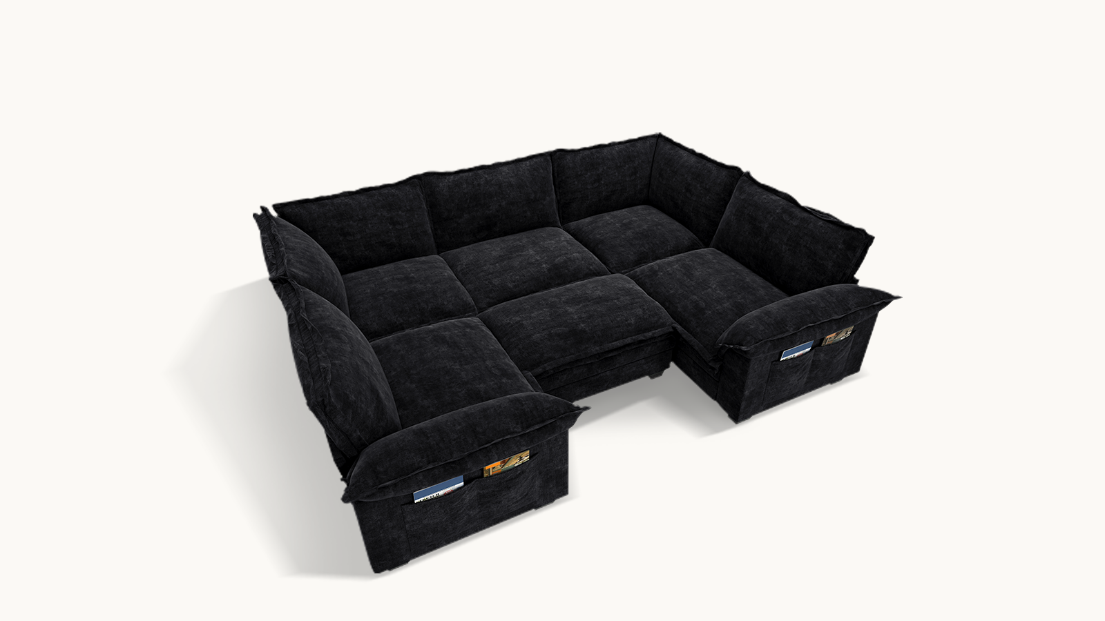 PANDA 6 Seats Sofa Bed Surround Modular Sofa