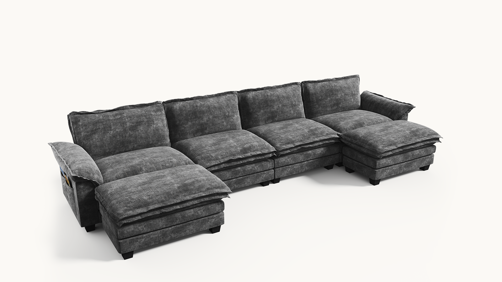 PANDA 6 Seats U Shape Modular Sofa