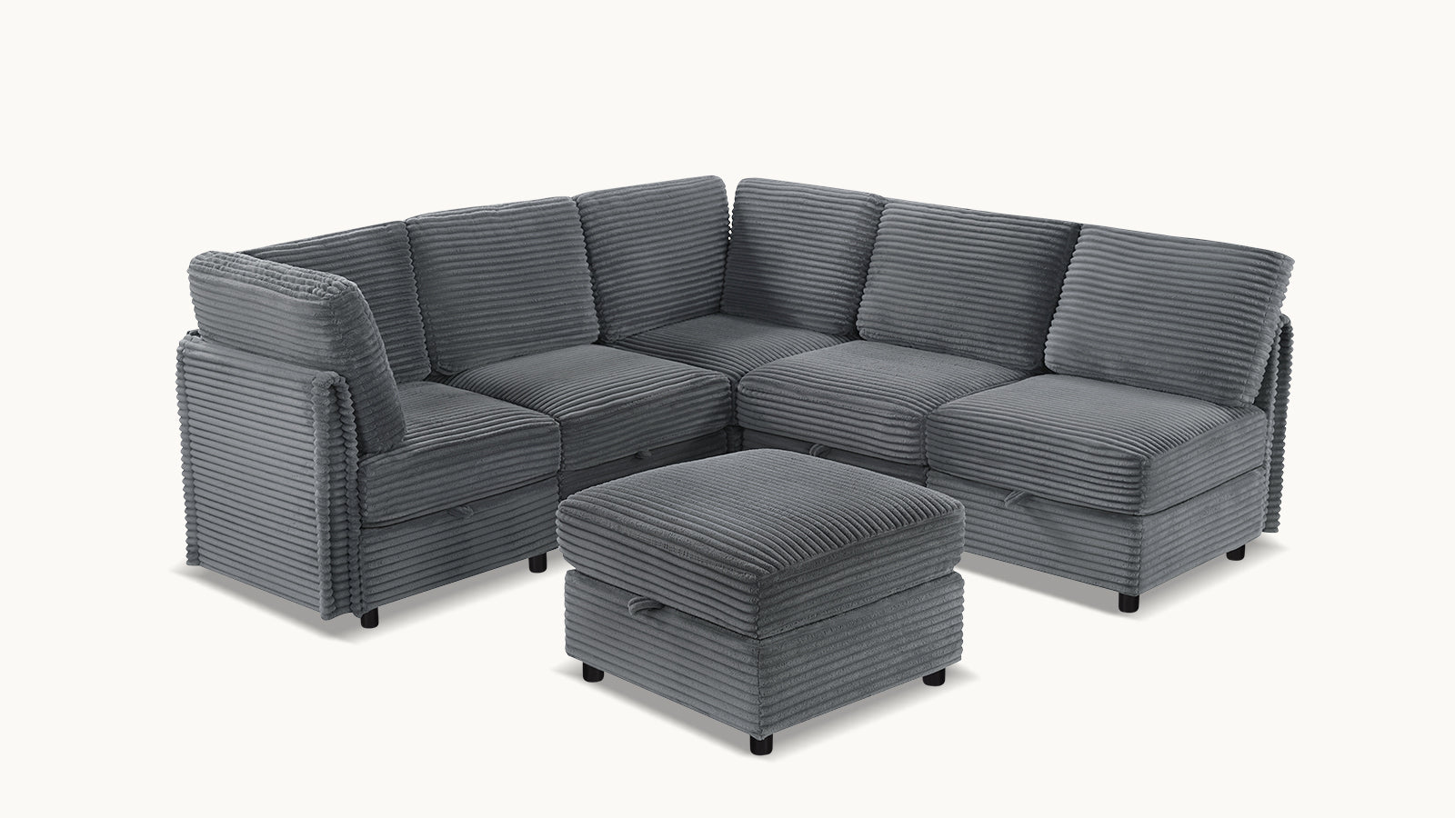 LITTLE HAWAII 6 Seats V Shape Modular Sofa