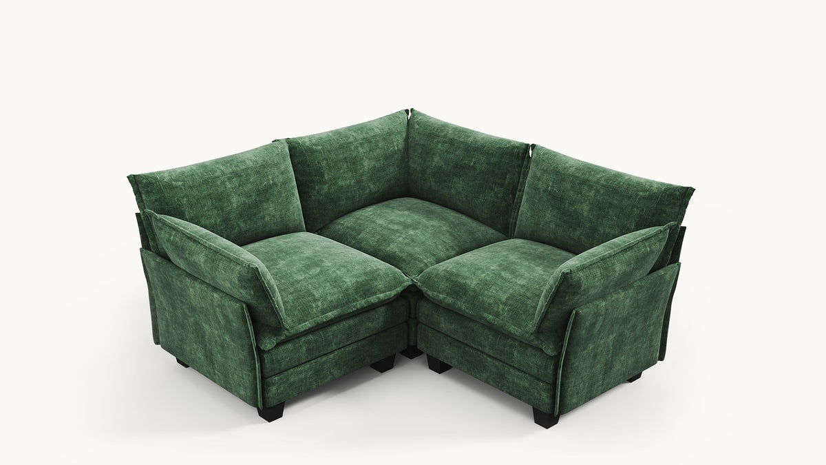 LITTLE PANDA 3 Seats V Shape Modular Sofa