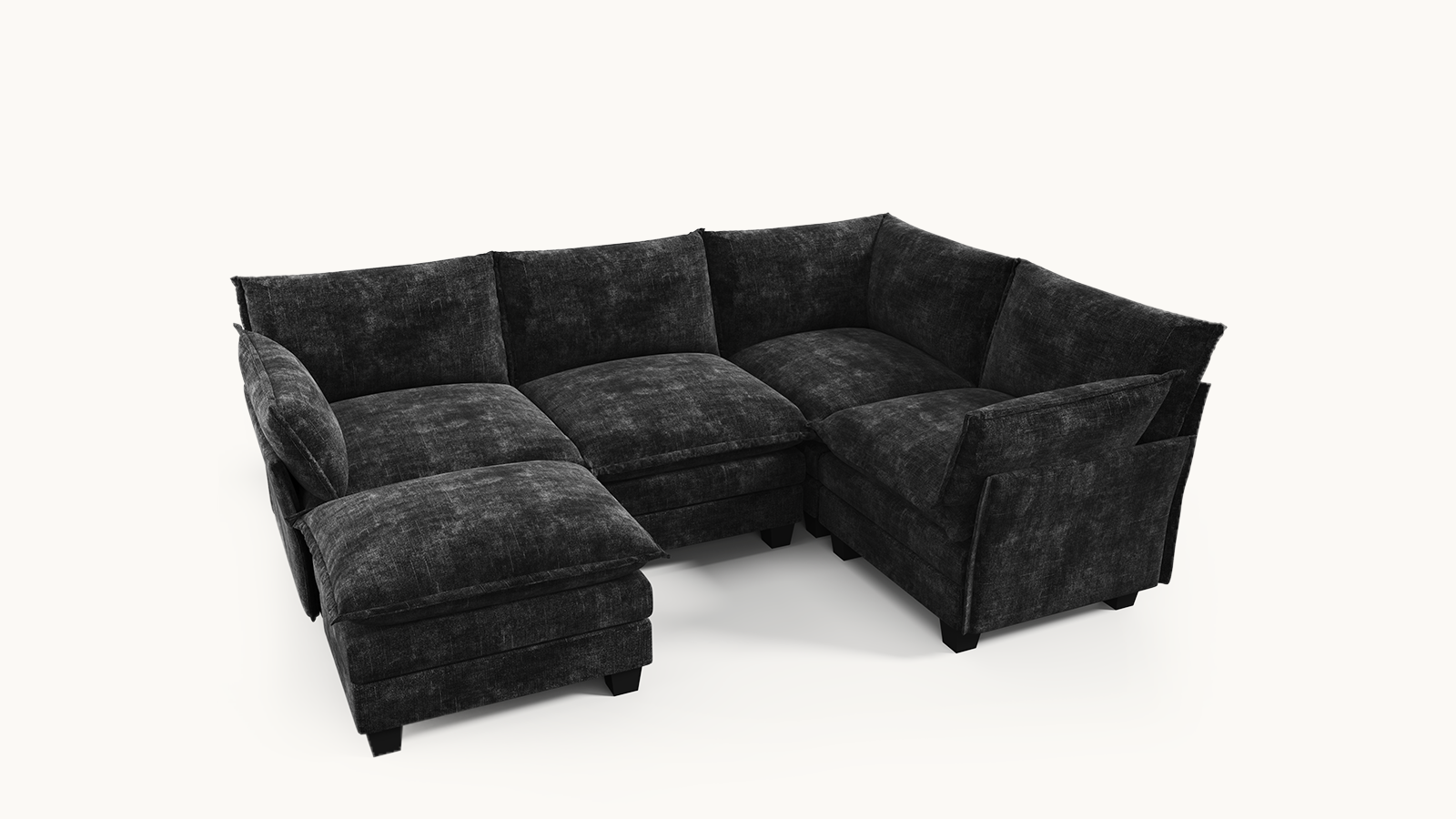 LITTLE PANDA 5 Seats J Shape Modular Sofa