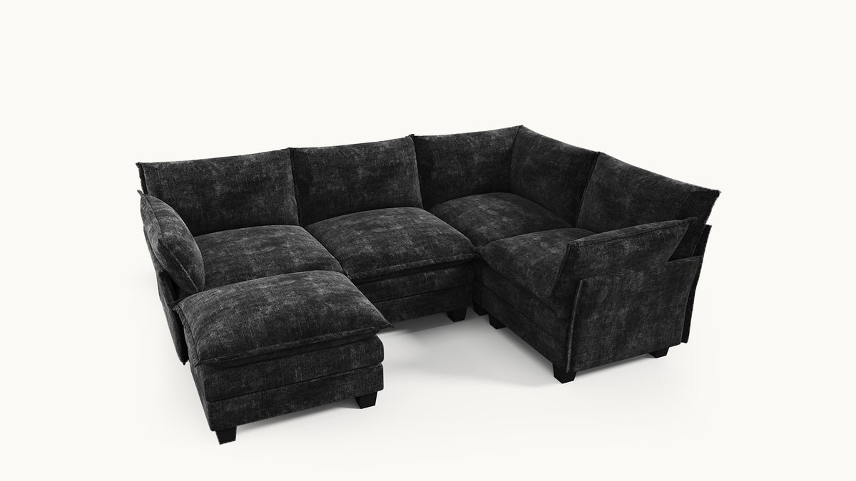 LITTLE PANDA 3 Seats V Shape Modular Sofa