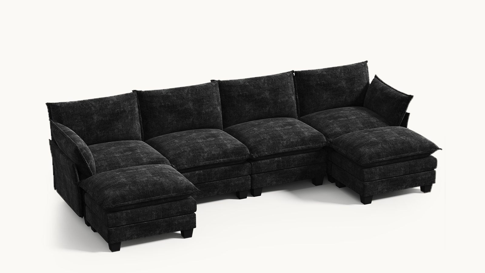 LITTLE PANDA 6 Seats U Shape Modular Sofa