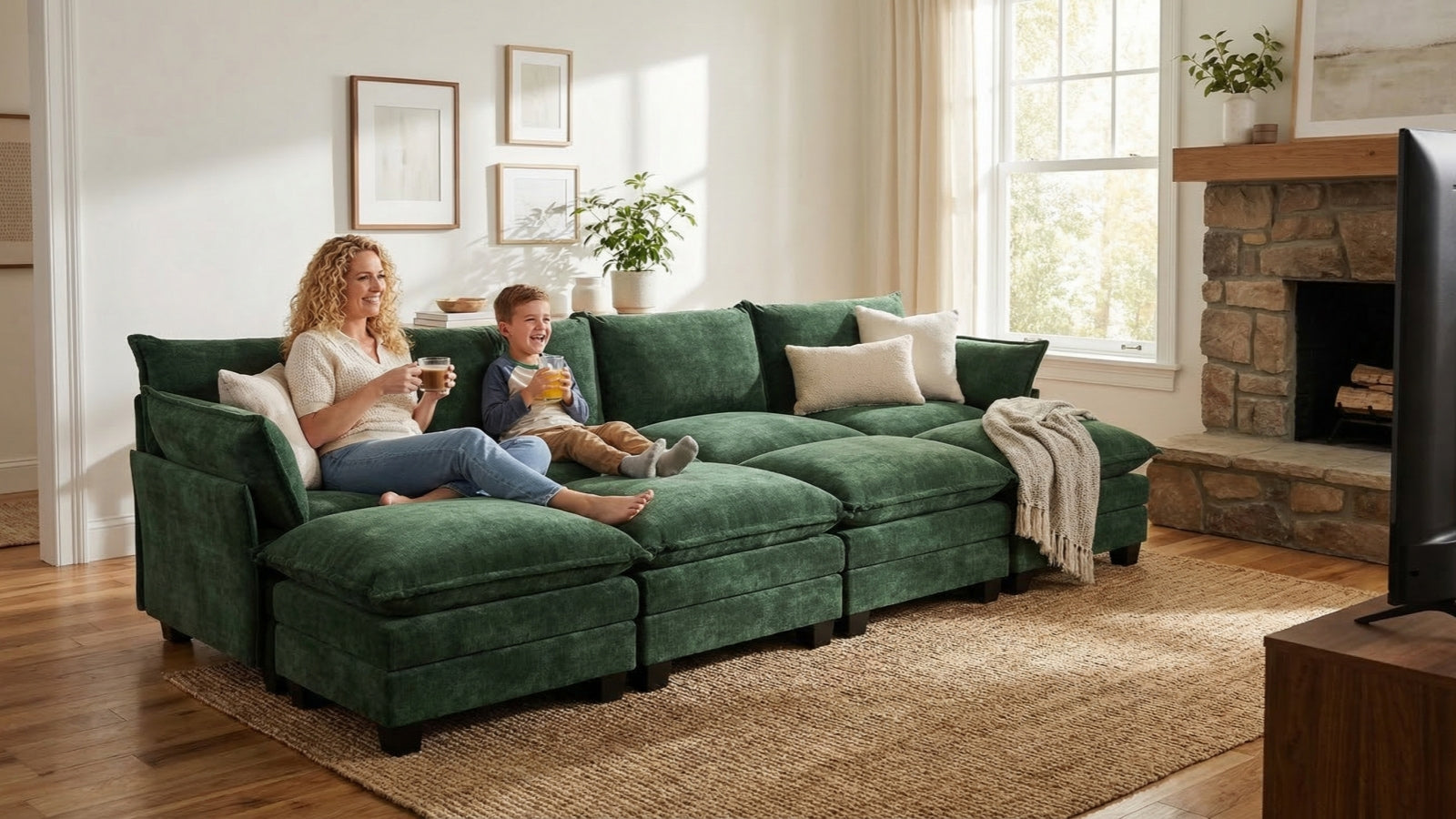 LITTLE PANDA 8 Seats Sofa Bed Modular Sofa