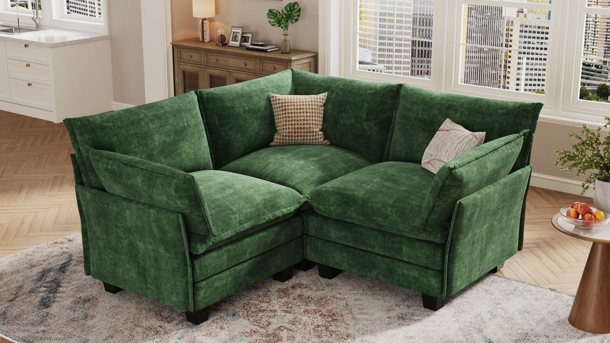 LITTLE PANDA 3 Seats V Shape Modular Sofa