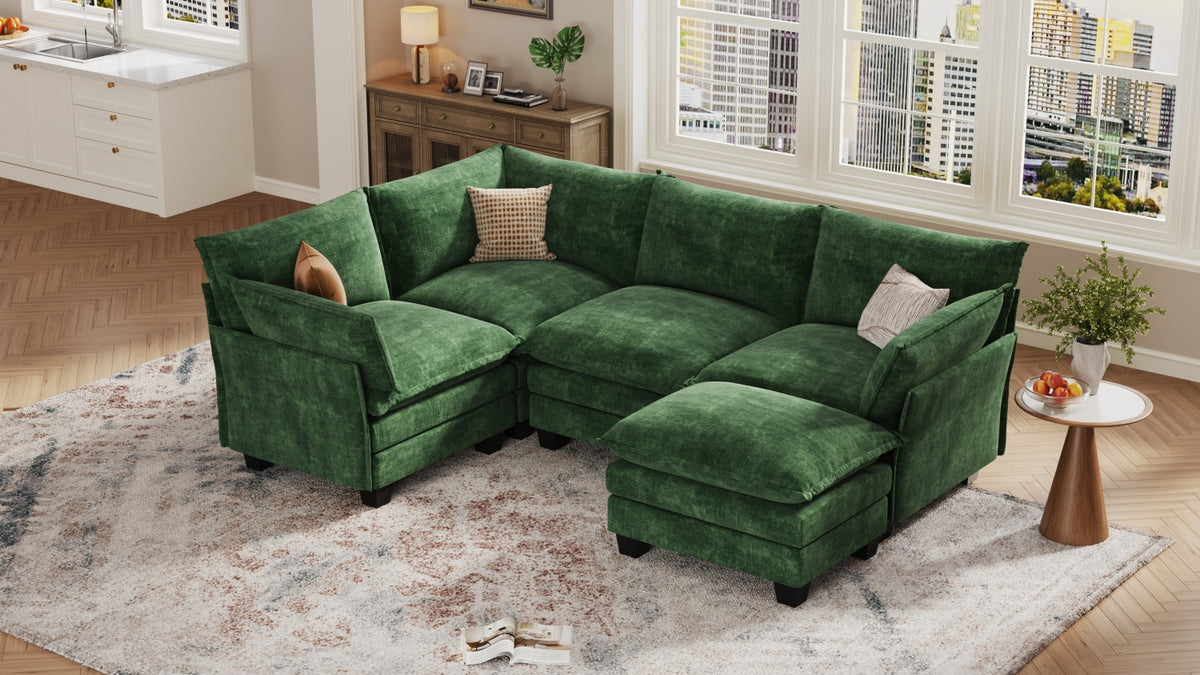 LITTLE PANDA 3 Seats V Shape Modular Sofa