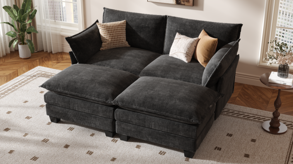 LITTLE PANDA 3 Seats V Shape Modular Sofa