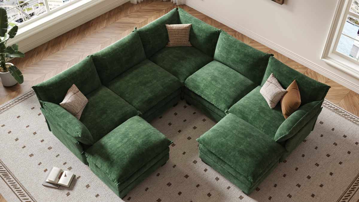 LITTLE PANDA 3 Seats V Shape Modular Sofa