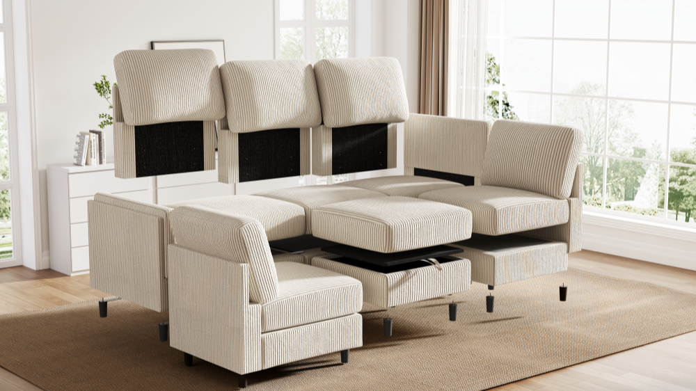 GANDALF 3 Seats Modular Sofa