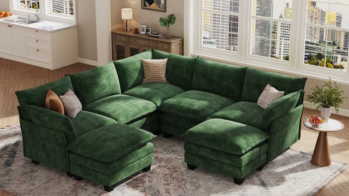 LITTLE PANDA 3 Seats V Shape Modular Sofa