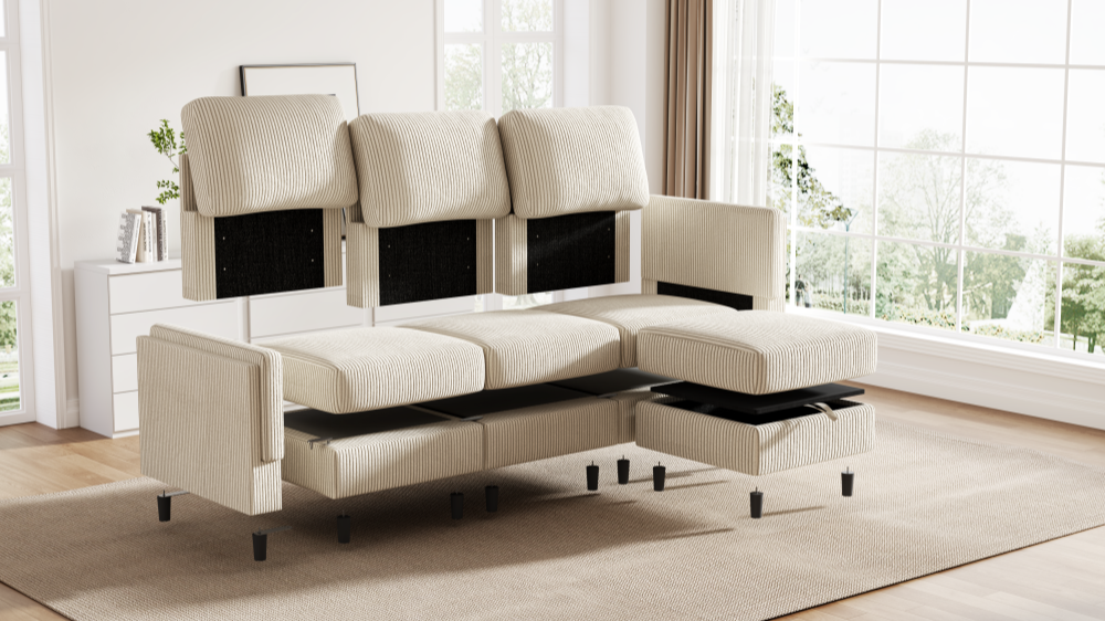 GANDALF 3 Seats Modular Sofa