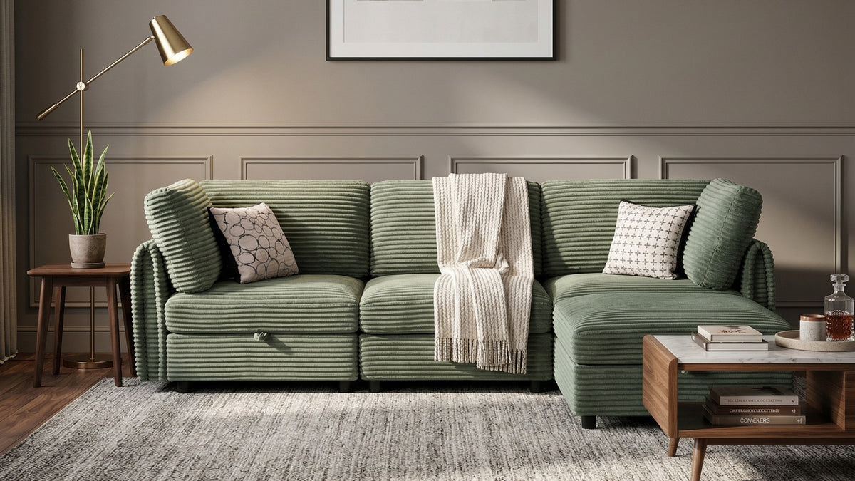 LITTLE HAWAII 4 Seats L Shape Modular Sofa