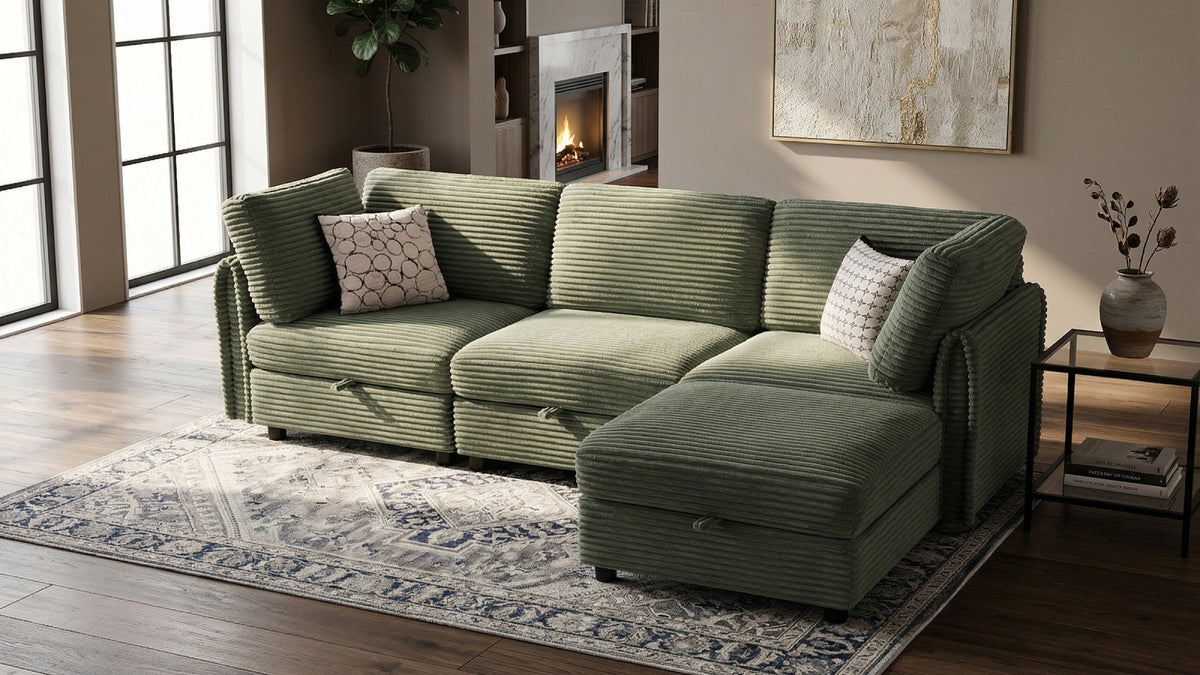 LITTLE HAWAII 4 Seats L Shape Modular Sofa