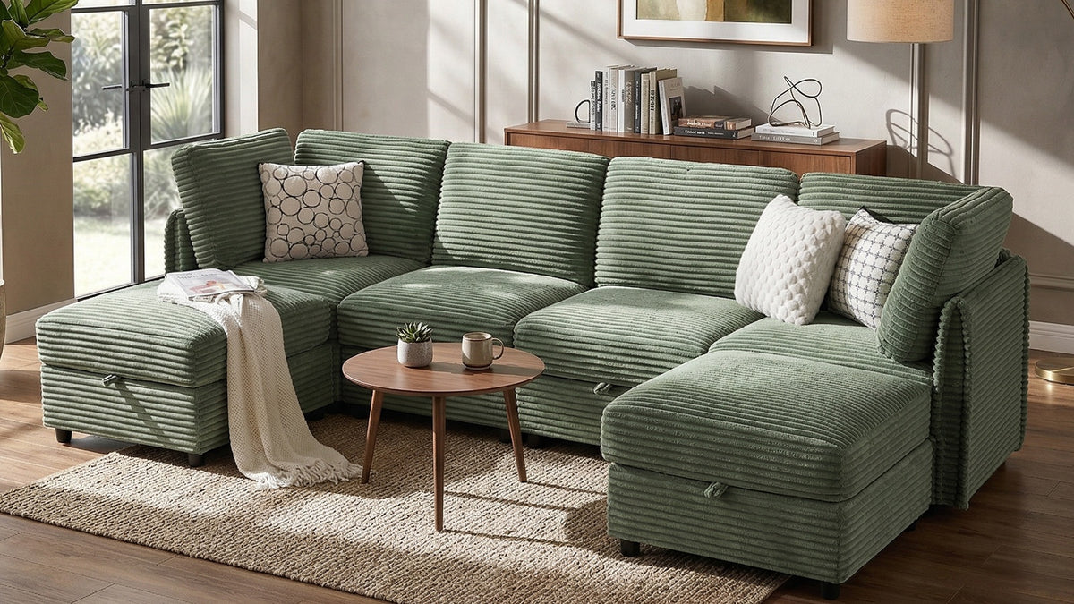 LITTLE HAWAII 4 Seats L Shape Modular Sofa
