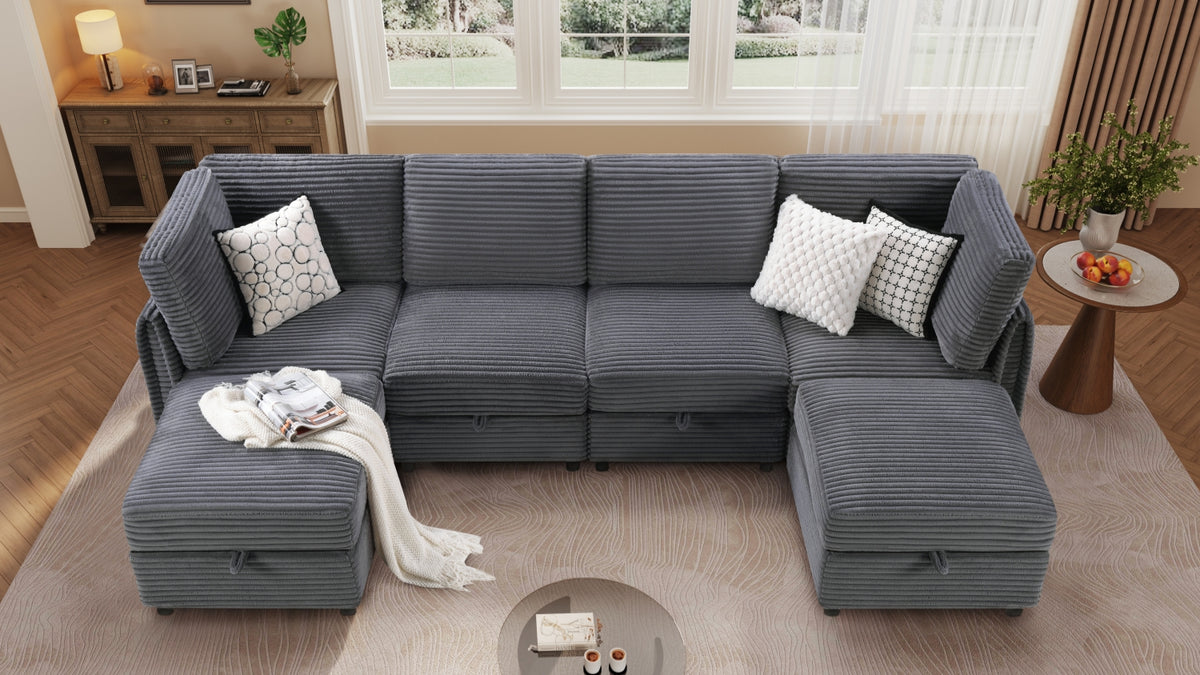 LITTLE HAWAII 4 Seats L Shape Modular Sofa