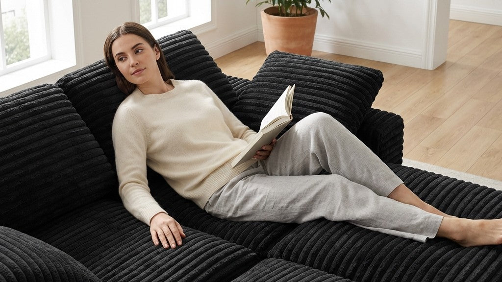 CLOUD 6 Seats U Shape Modular Compressed Sofa