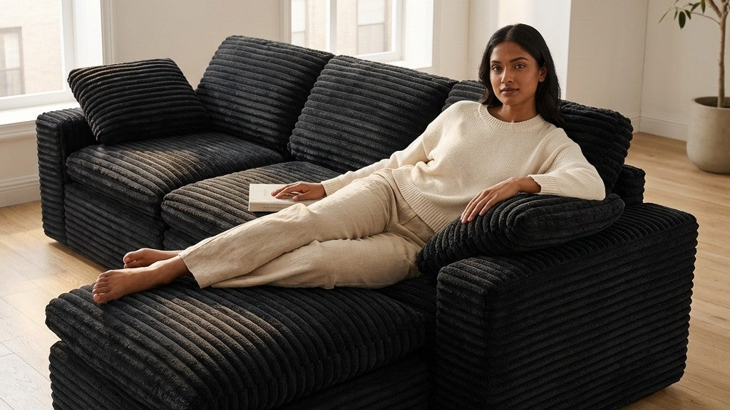CLOUD 6 Seats U Shape Modular Compressed Sofa
