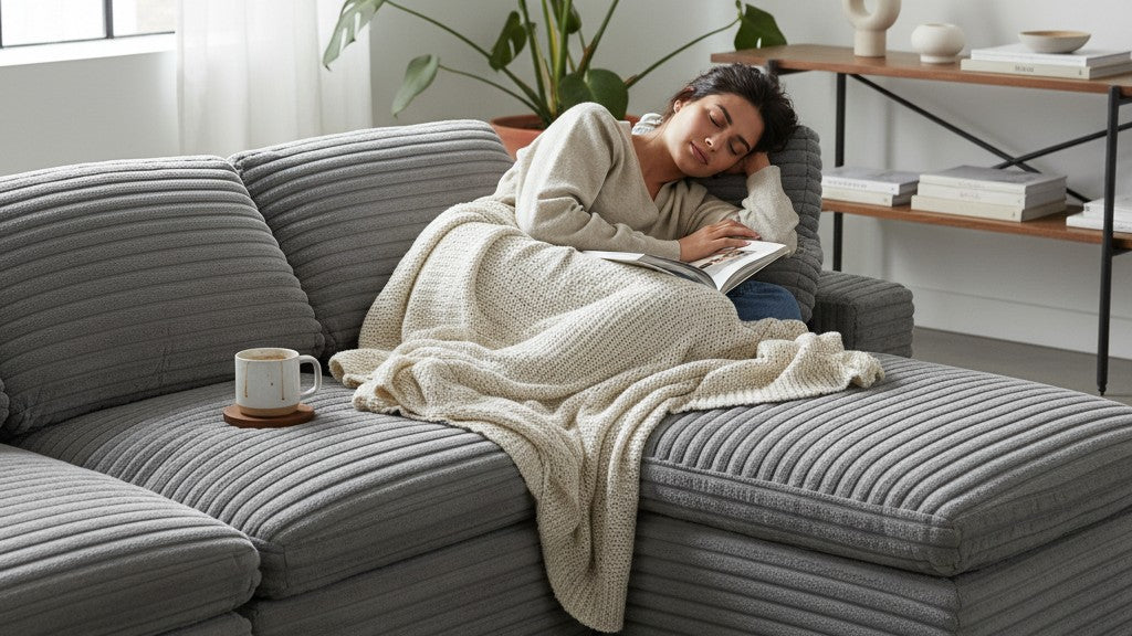 CLOUD 6 Seats U Shape Modular Compressed Sofa