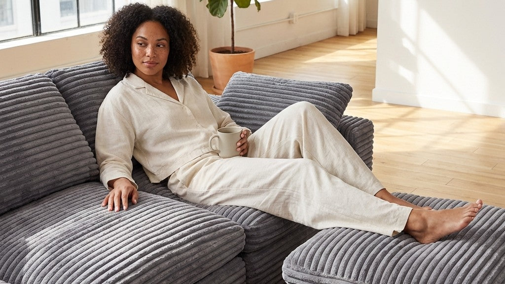 CLOUD 6 Seats U Shape Modular Compressed Sofa